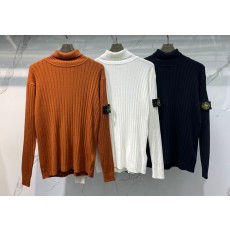 Stone Island 신상 슬림핏 하이넥 니트 스웨터 001-273739