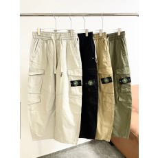 스톤아일랜드 워싱 루즈핏 카고팬츠 001-273751