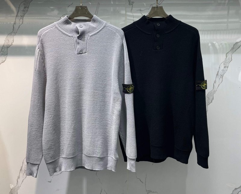 스톤아일랜드 세미터틀넥 니트 스웨터 001-273775