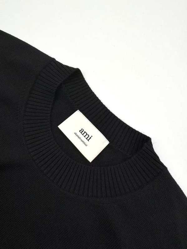 Ami Paris 하트 자수 니트 001-273794