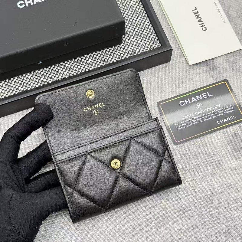 샤넬 다이아몬드 퀼팅 플랩 지갑 001-273911