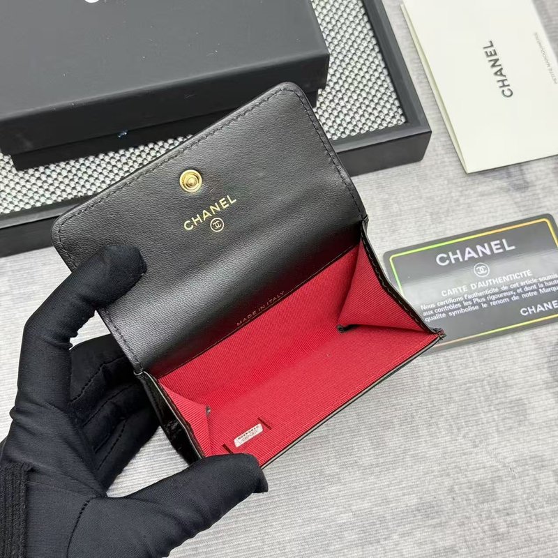 샤넬 다이아몬드 퀼팅 플랩 지갑 001-273911