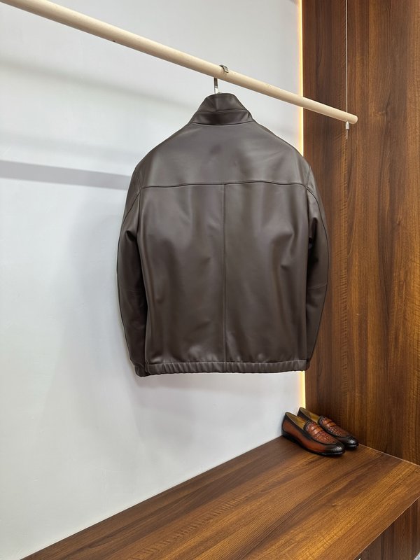 Loro Piana 양면 착용 스탠드 칼라 재킷 001-273924