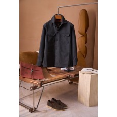 Loro Piana 울 혼방 포켓 4개 워크 셔츠 자켓 001-273984