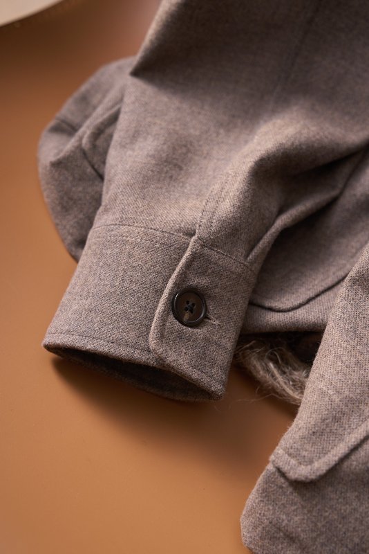 Loro Piana 울 혼방 셔츠 자켓 001-273985