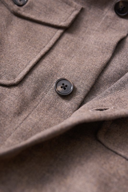 Loro Piana 울 혼방 셔츠 자켓 001-273985