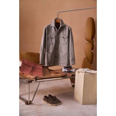 Loro Piana 울 혼방 셔츠 자켓 001-273985