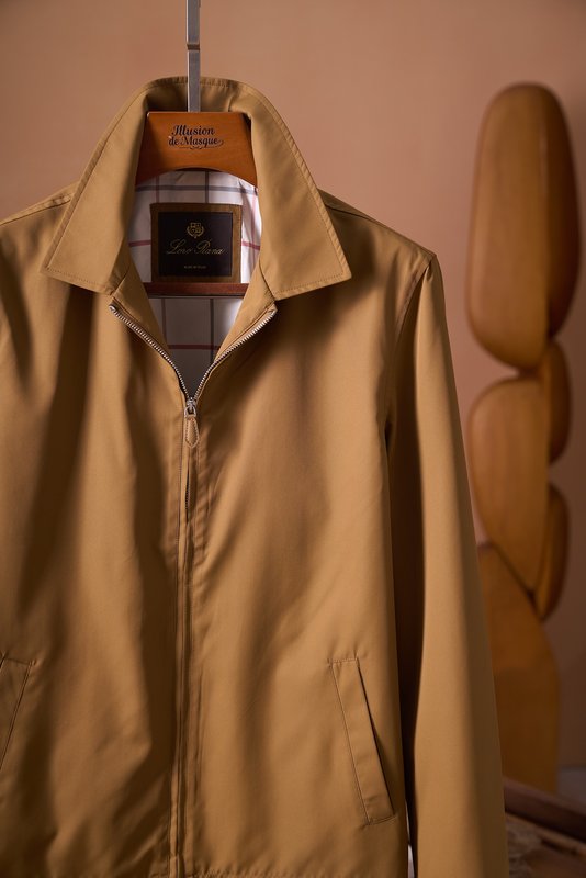 Loro Piana 클래식 방풍 헌팅 자켓 001-273987