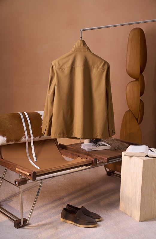 Loro Piana 클래식 방풍 헌팅 자켓 001-273987