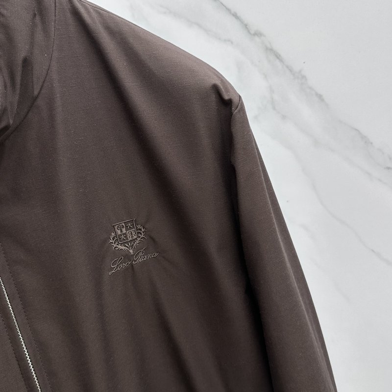 Loro Piana 스탠드칼라 양면 착용 자켓 001-273989