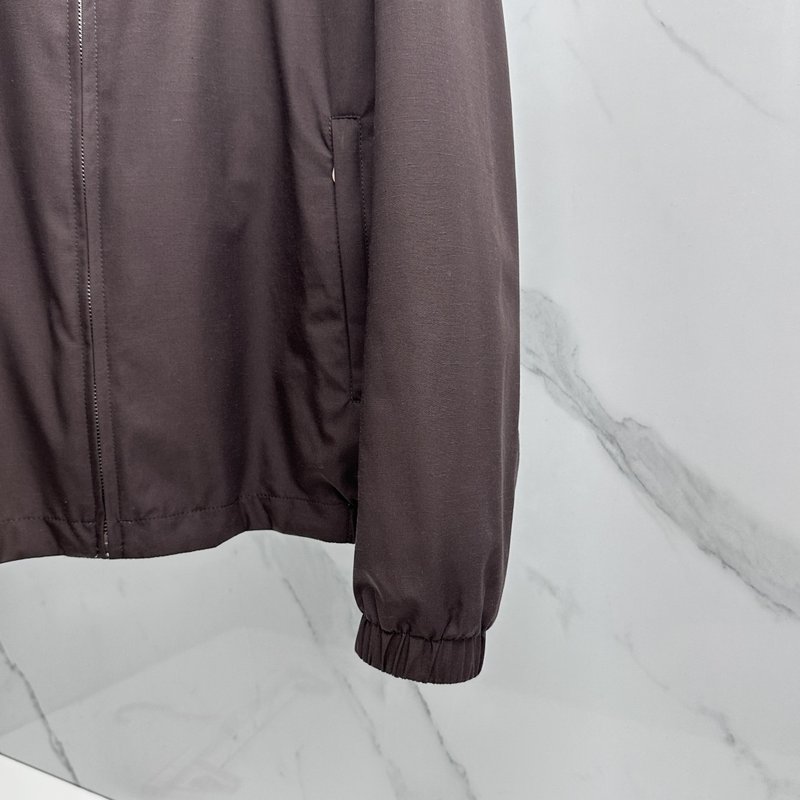 Loro Piana 스탠드칼라 양면 착용 자켓 001-273989