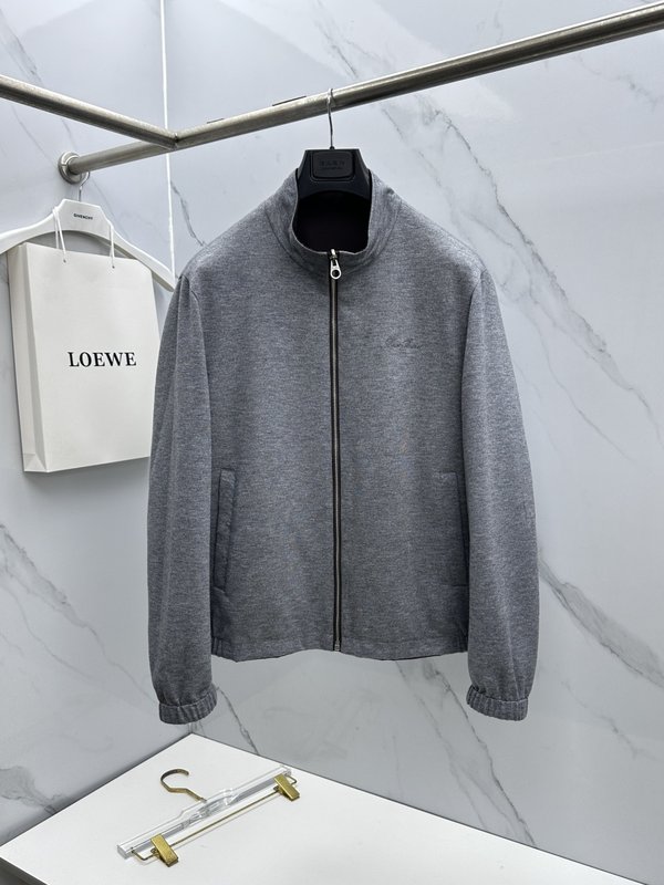 Loro Piana 스탠드칼라 양면 착용 자켓 001-273989
