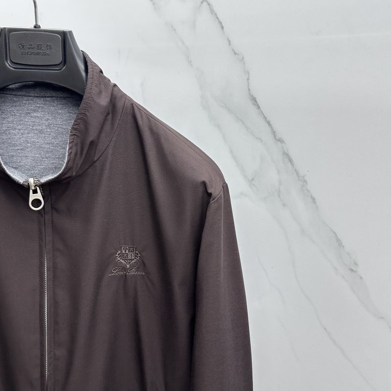 Loro Piana 스탠드칼라 양면 착용 자켓 001-273989