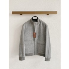 Loro Piana 울 스탠드칼라 자켓 001-273990