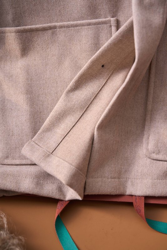 Loro Piana 울 혼방 워크 카라 셔츠 자켓 001-273999
