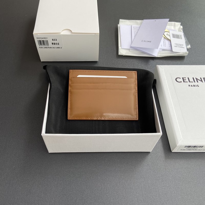 트리옴페 광택 소가죽 카드지갑 001-274020