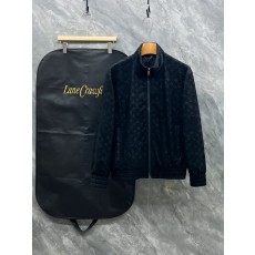 루이비통 모노그램 엠보싱 스탠드 칼라 자켓 001-274164