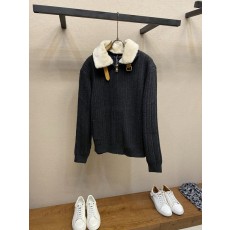 LV 캐시미어&울 혼방 퍼 칼라 자켓 코트 001-274170