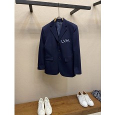 루이비통 남성 정장 자켓 딥블루 자수 001-274179