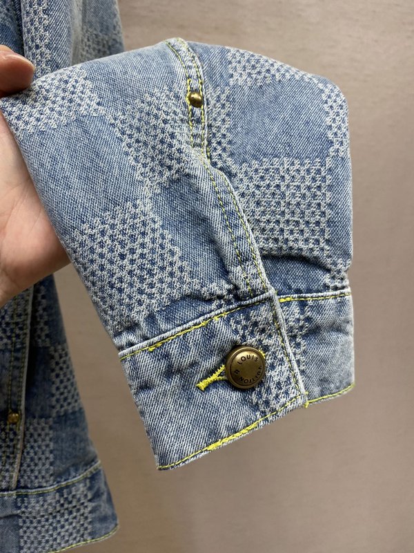 Damier 데님 자켓 001-274202