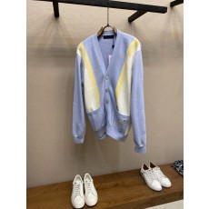 LV 봄 신상 포켓 레터 자수 패치워크 니트 가디건 001-274204