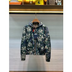 루이비통 고밀도 나일론 카모 후드 자켓 양면 착용 001-274209