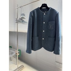 루이비통 라운드넥 트위드 자켓 001-274210