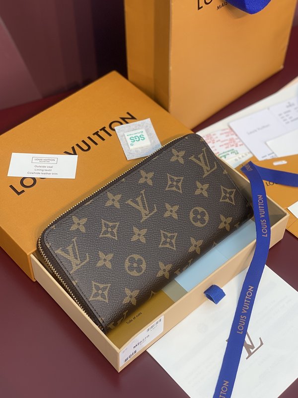 LV 모노그램 지퍼 롱 지갑 리미티드 컬러 001-274264