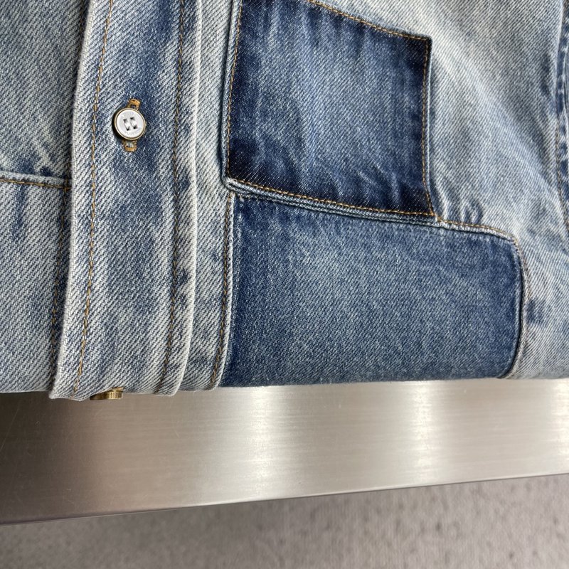 루이비통 로고 패치 데님 자켓 001-274663