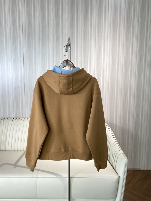 LOEWE 컬러블록 후드 지퍼 스웨트셔츠 001-274933