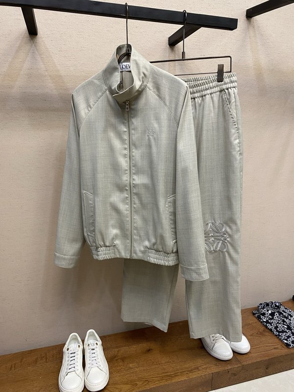 Loewe 울 루즈핏 래글런 자켓 001-274934