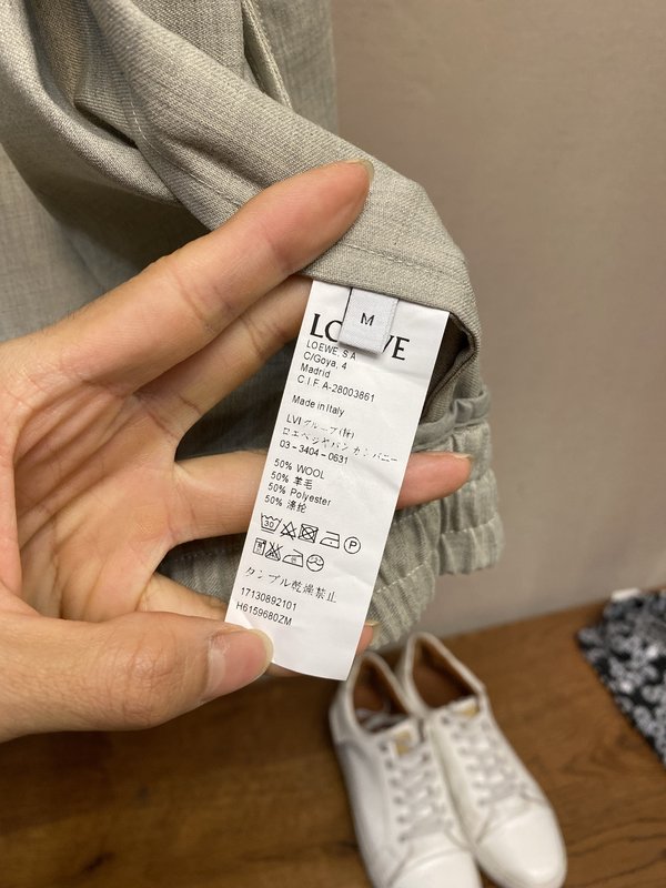 Loewe 울 루즈핏 래글런 자켓 001-274934