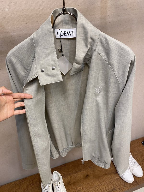 Loewe 울 루즈핏 래글런 자켓 001-274934