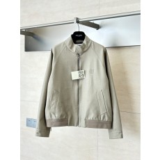 로에베 울 혼방 린넨 지퍼 자켓 001-274943