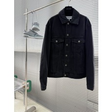 로에베 자수 디테일 데님 자켓 001-274958