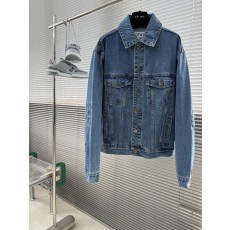 로에베 자수 디테일 데님 재킷 001-274959