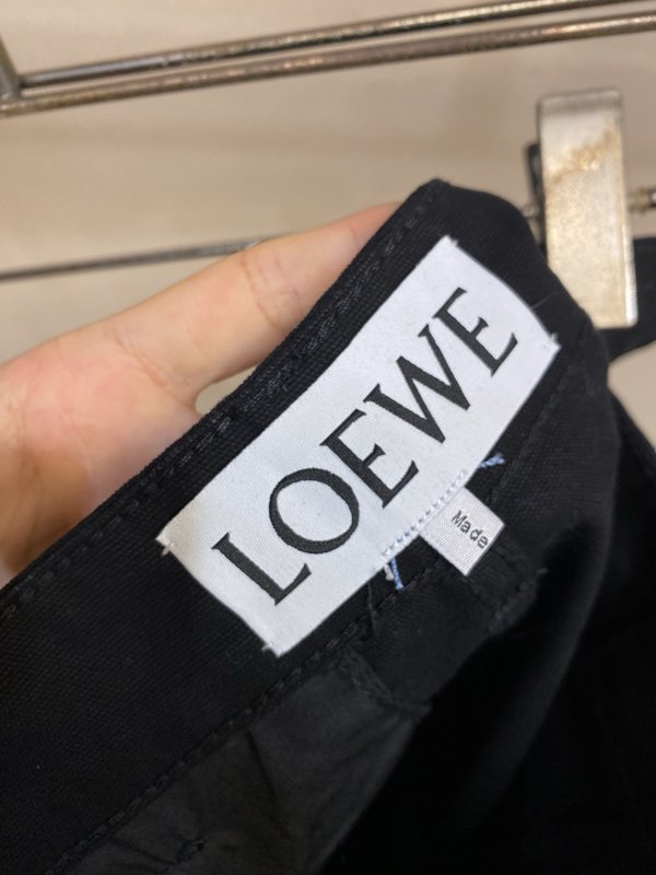 Loewe 루이스 웨인 고양이 자수 와이드 청바지 001-274976