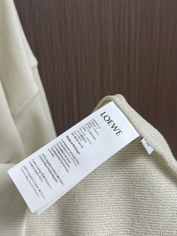 로에베 아나그램 자수 라운드넥 긴팔 스웨트셔츠 001-275016
