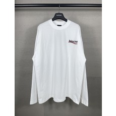 발렌시아가 클래식 콜라 자수 긴팔 티셔츠 001-275136