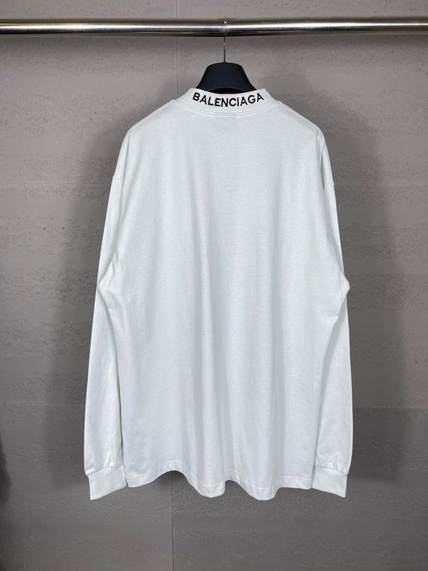 BALENCIAGA 520 하트 후드 로고 자수 긴팔 001-275168