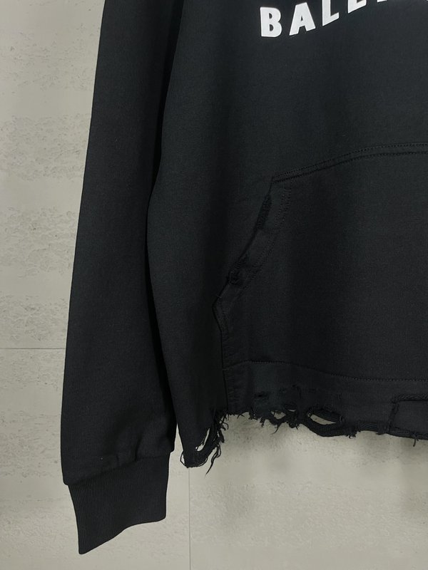 발렌시아가 LOOP SPORTS 프린트 후드 티셔츠 001-275235