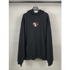 발렌시아가 레터로고 자수 후드티 001-275249
