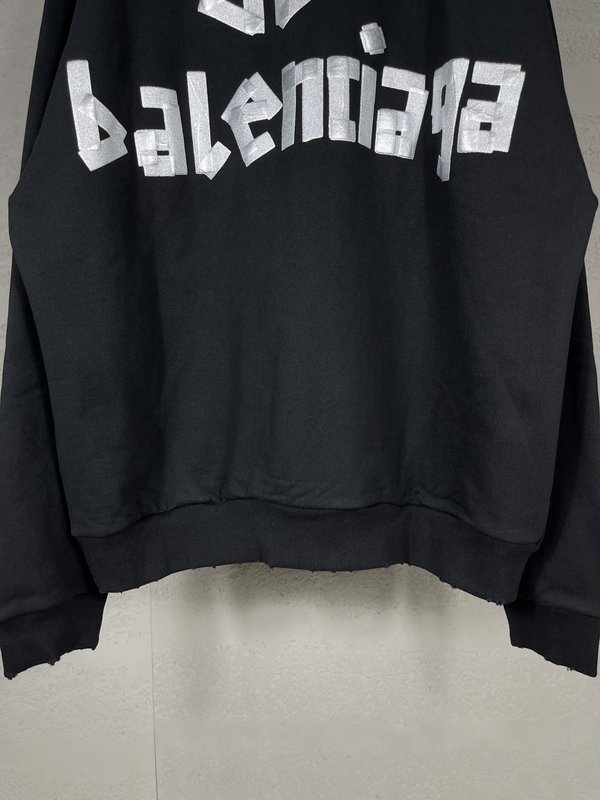 Balenciaga 오버핏 워싱 반팔 티셔츠 001-275283