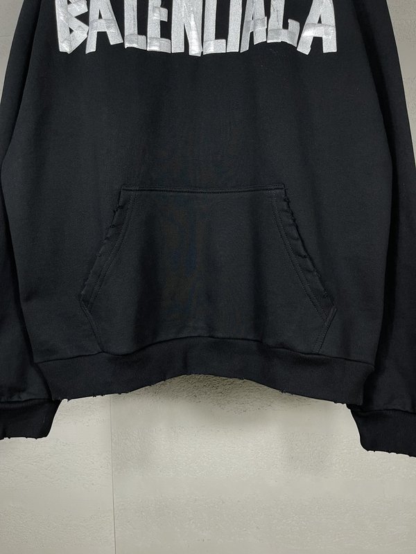 Balenciaga 오버핏 워싱 반팔 티셔츠 001-275283