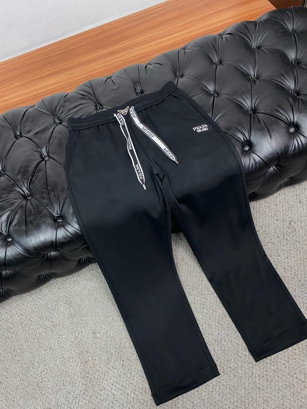 프라다 캐주얼 바지 혼방 소재 001-275388