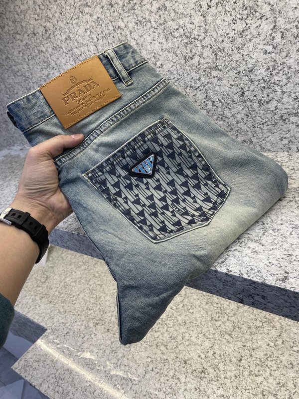 PRADA 26SS 세미 슬림 스트레이트 진 001-275416