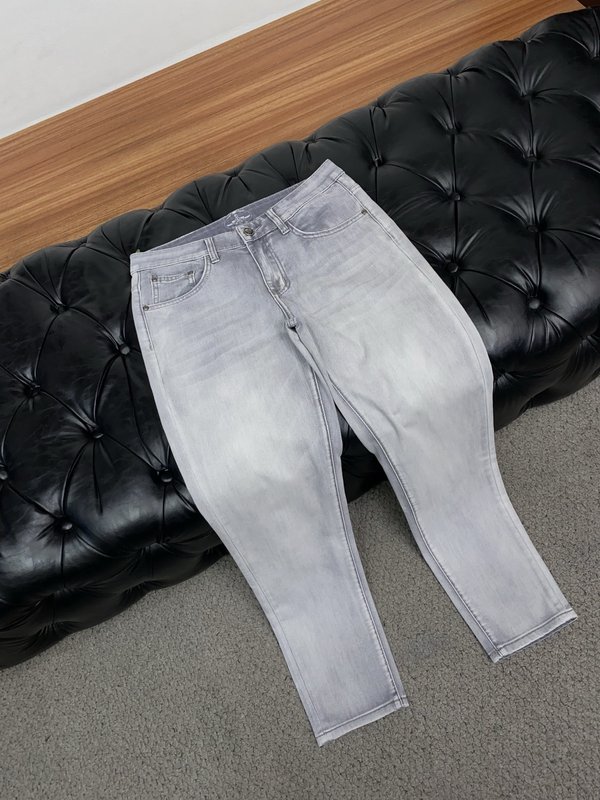 프라다 그레이 청바지 수입 고탄력 001-275456