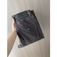 프라다 중허리 스트레이트 면바지 001-275459