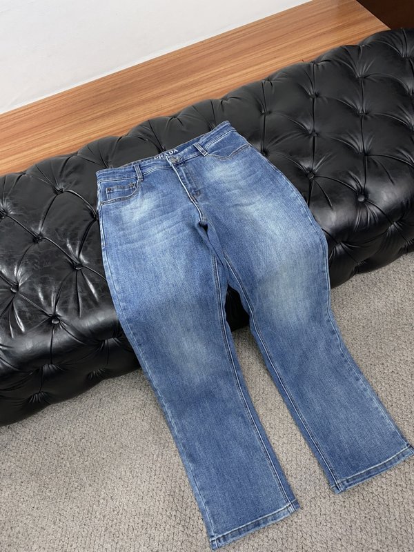 프라다 슬림 스트레이트 청바지 001-275483