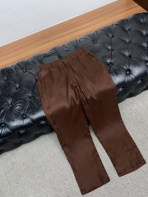 노르웨이 천연 린넨 캐주얼 팬츠 001-275529